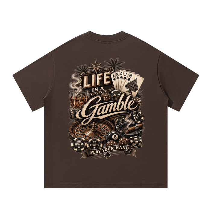 Life is a Gamble casino graphic tee by Tilted Spades (photo 7)