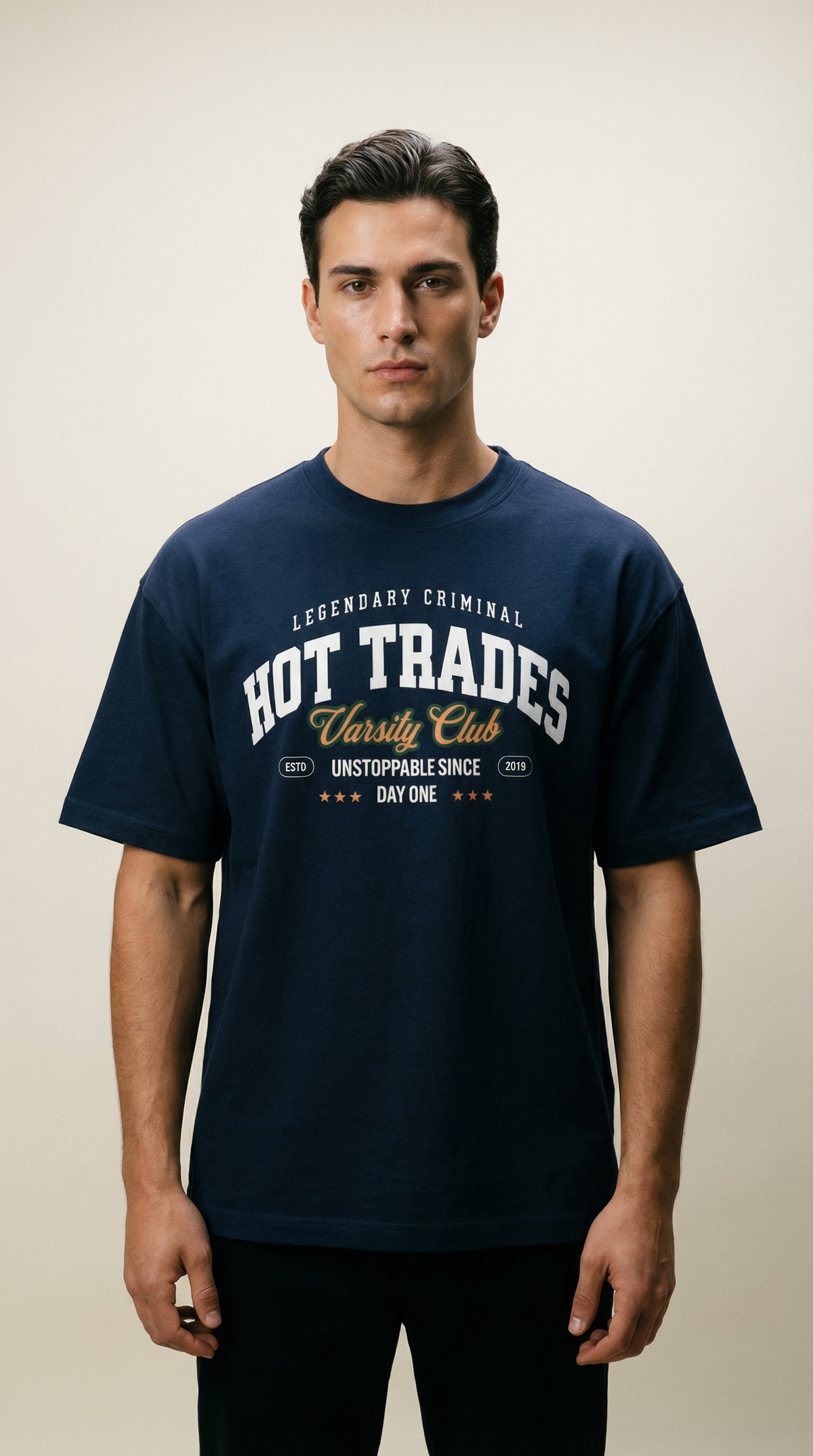 Hot Trades Varsity Tee