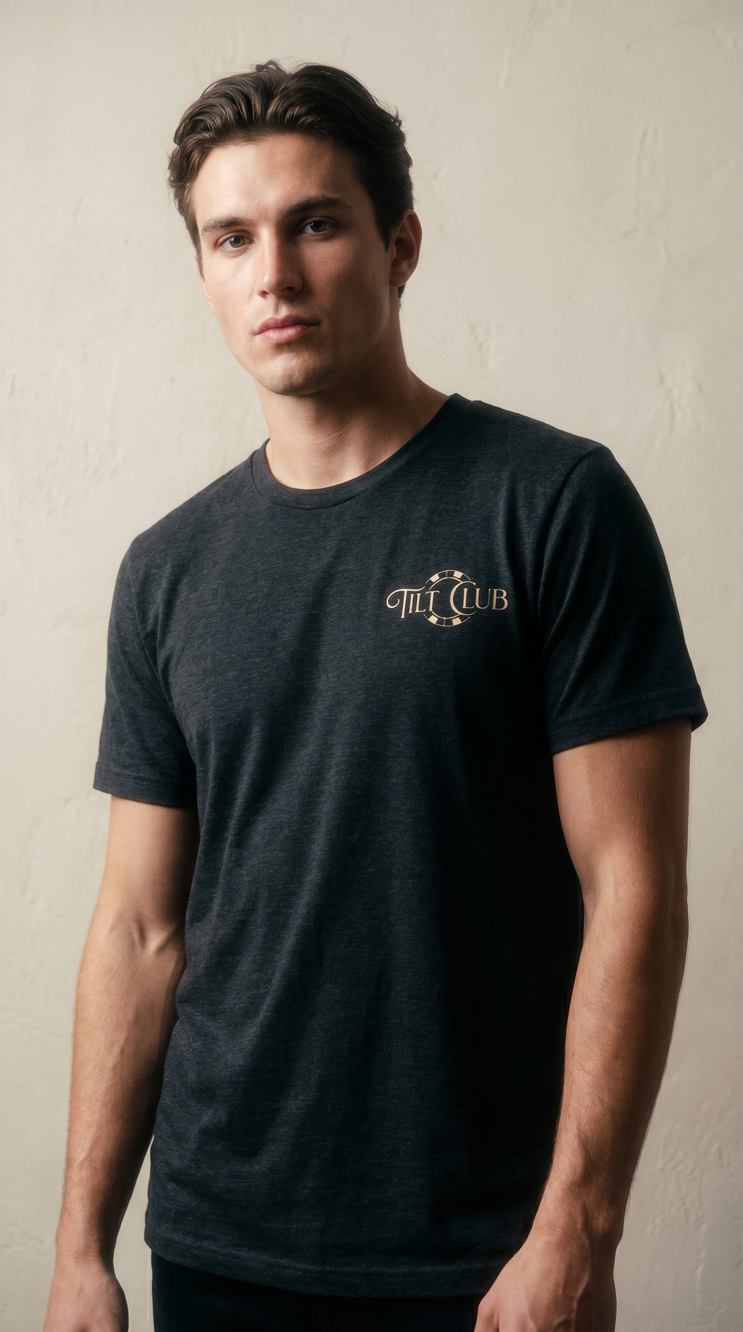 Control The Odds cotton spade graphic shirt by Tilted Spades (photo 5)