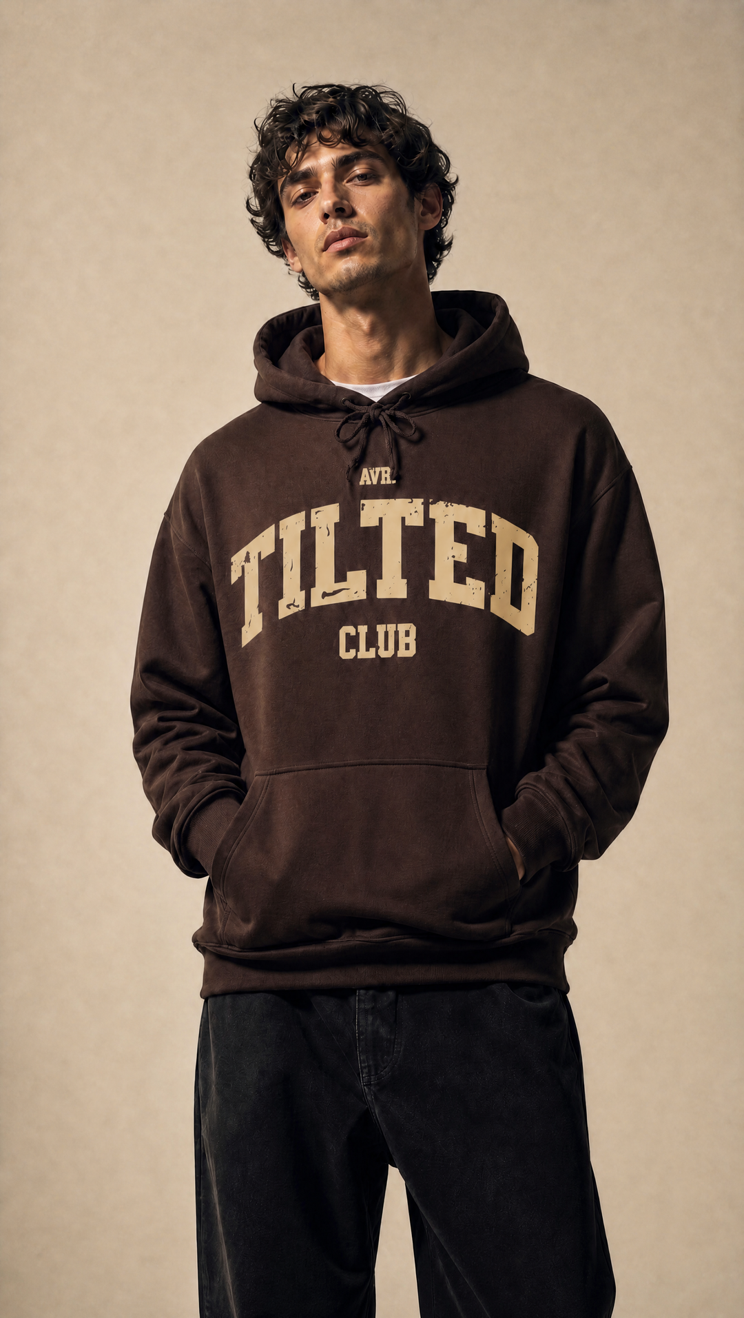 Tilted Club poker graphic hoodie by Tilted Spades (photo 1)
