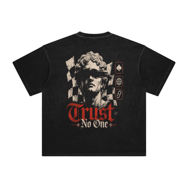 No Tells enzyme washed tee by Tilted Spades (photo 5)