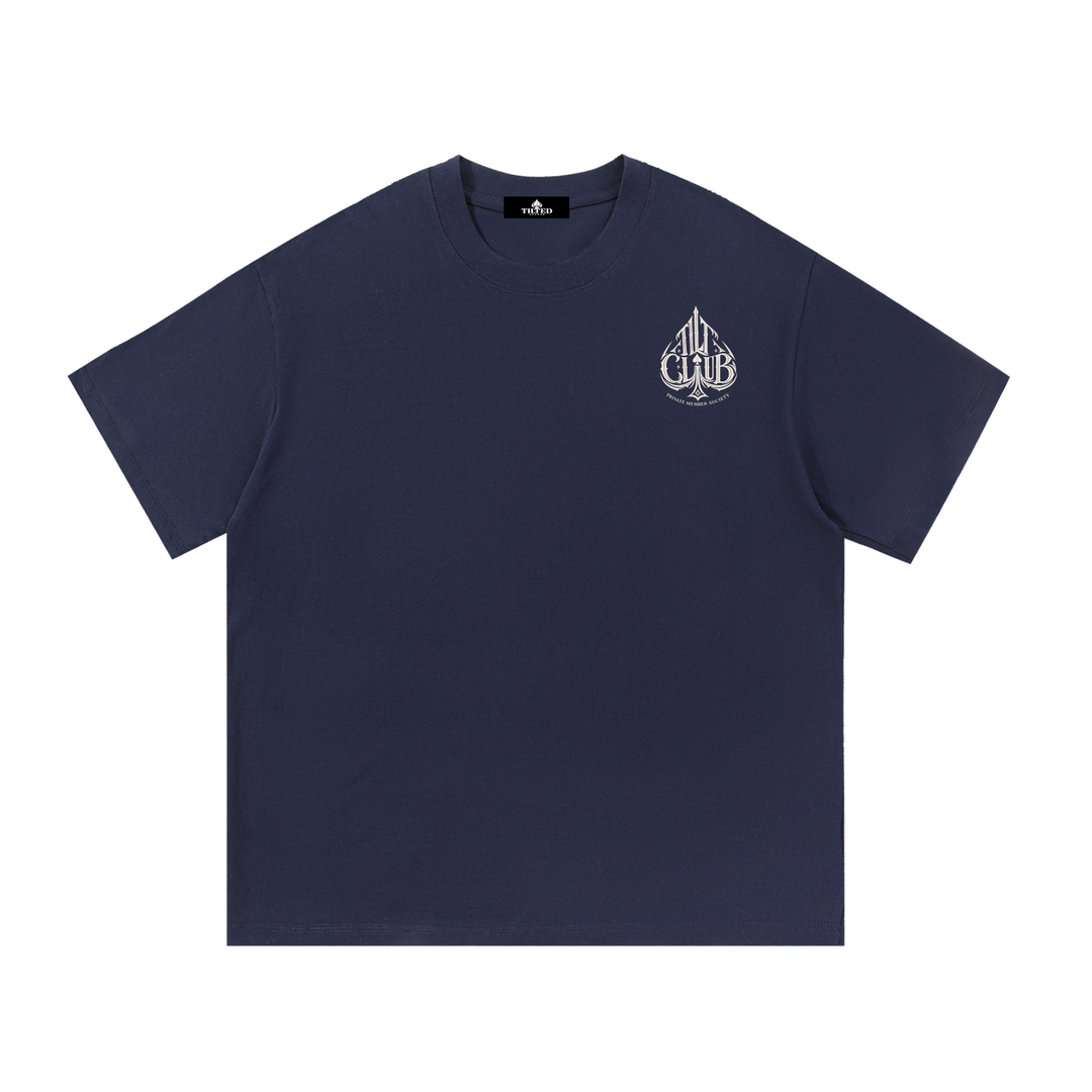 Obsidian tee by Tilted Spades – skeletal spade graphic streetwear (photo 7)