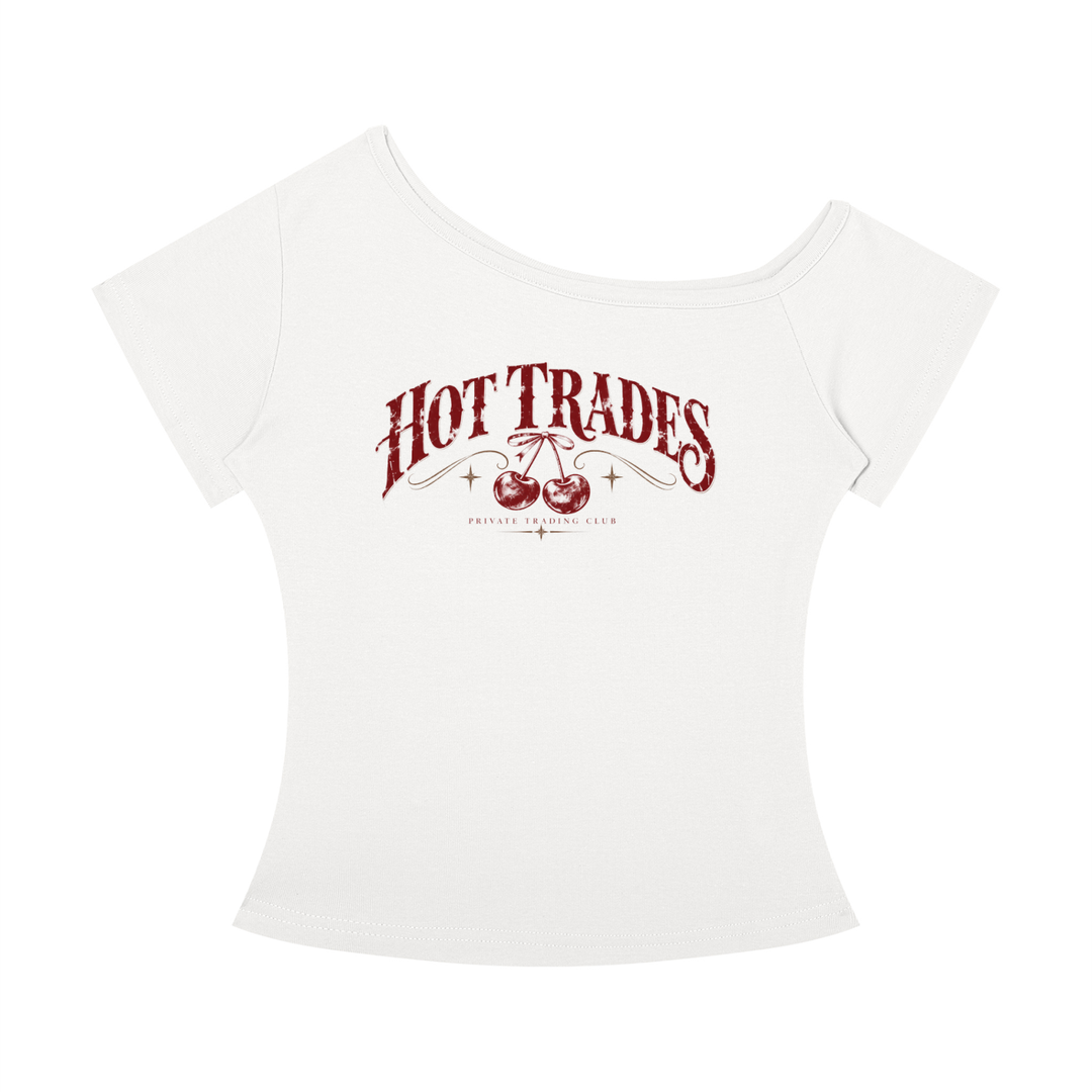 Cherry Bomb Off-Shoulder Tee