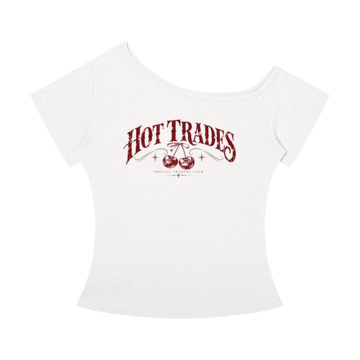 Cherry Bomb Off-Shoulder Tee