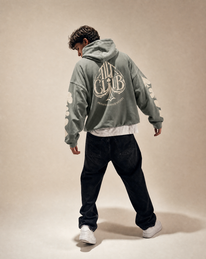 Spyre Hoodie product photo, Tilted Spades
