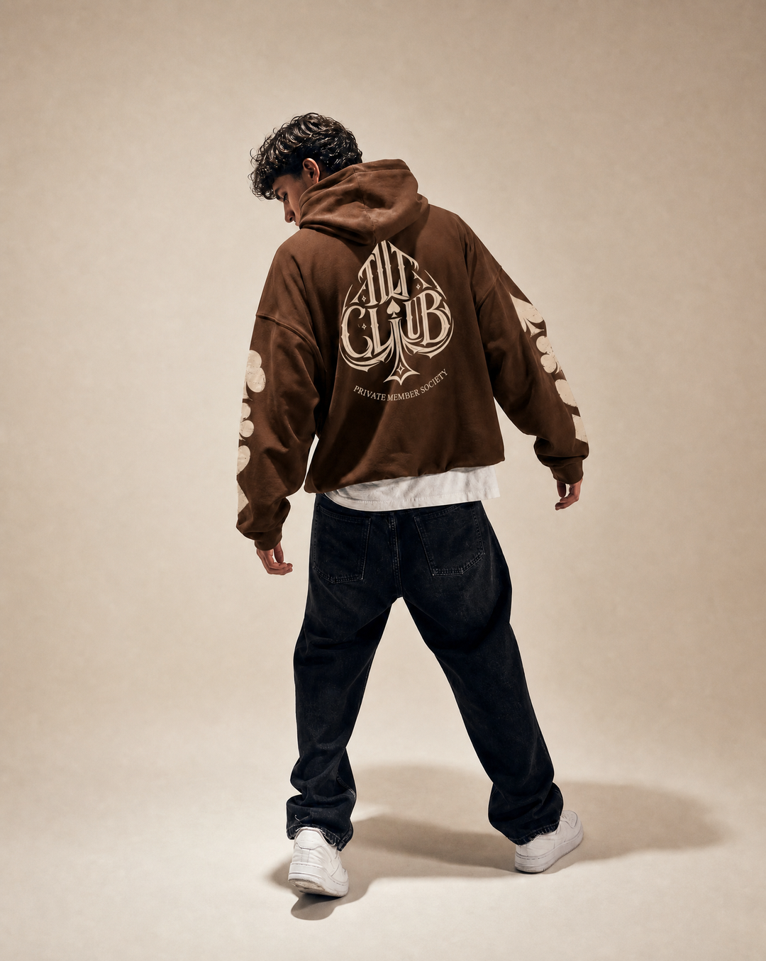 Spyre Hoodie product photo, Tilted Spades