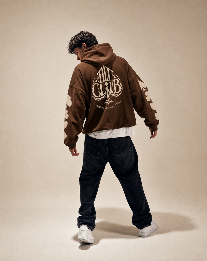 Spyre Hoodie product photo, Tilted Spades