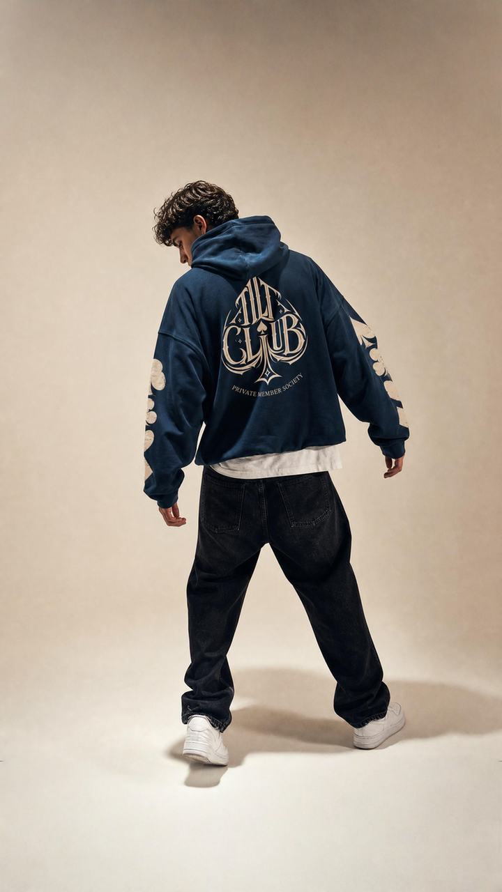 Spyre Hoodie product photo, Tilted Spades