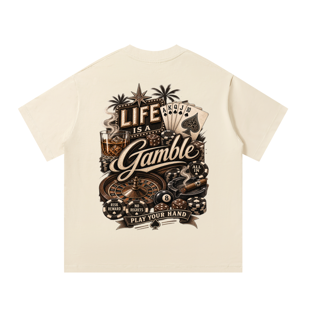 Life is a Gamble casino graphic tee by Tilted Spades (photo 12)