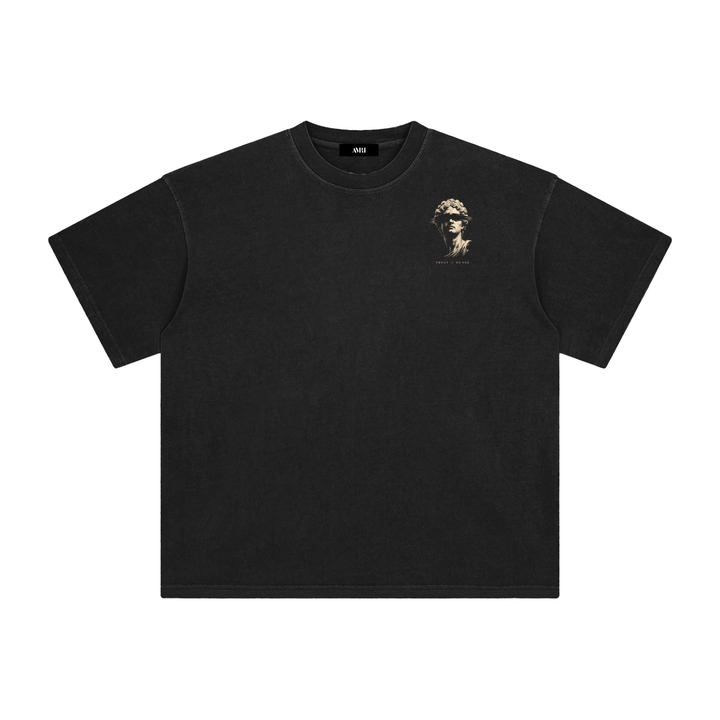 No Tells enzyme washed tee by Tilted Spades (photo 4)