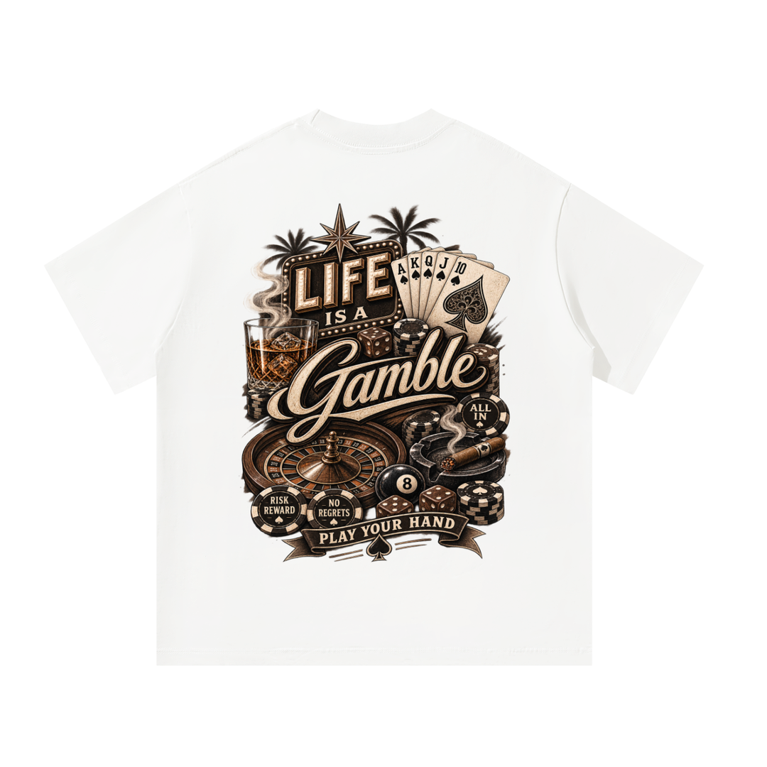 Life is a Gamble casino graphic tee by Tilted Spades (photo 9)
