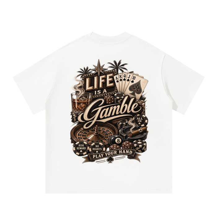 Life is a Gamble casino graphic tee by Tilted Spades (photo 9)