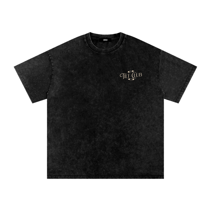 Tilted Gambler oversized acid wash tee by Tilted Spades (photo 5)